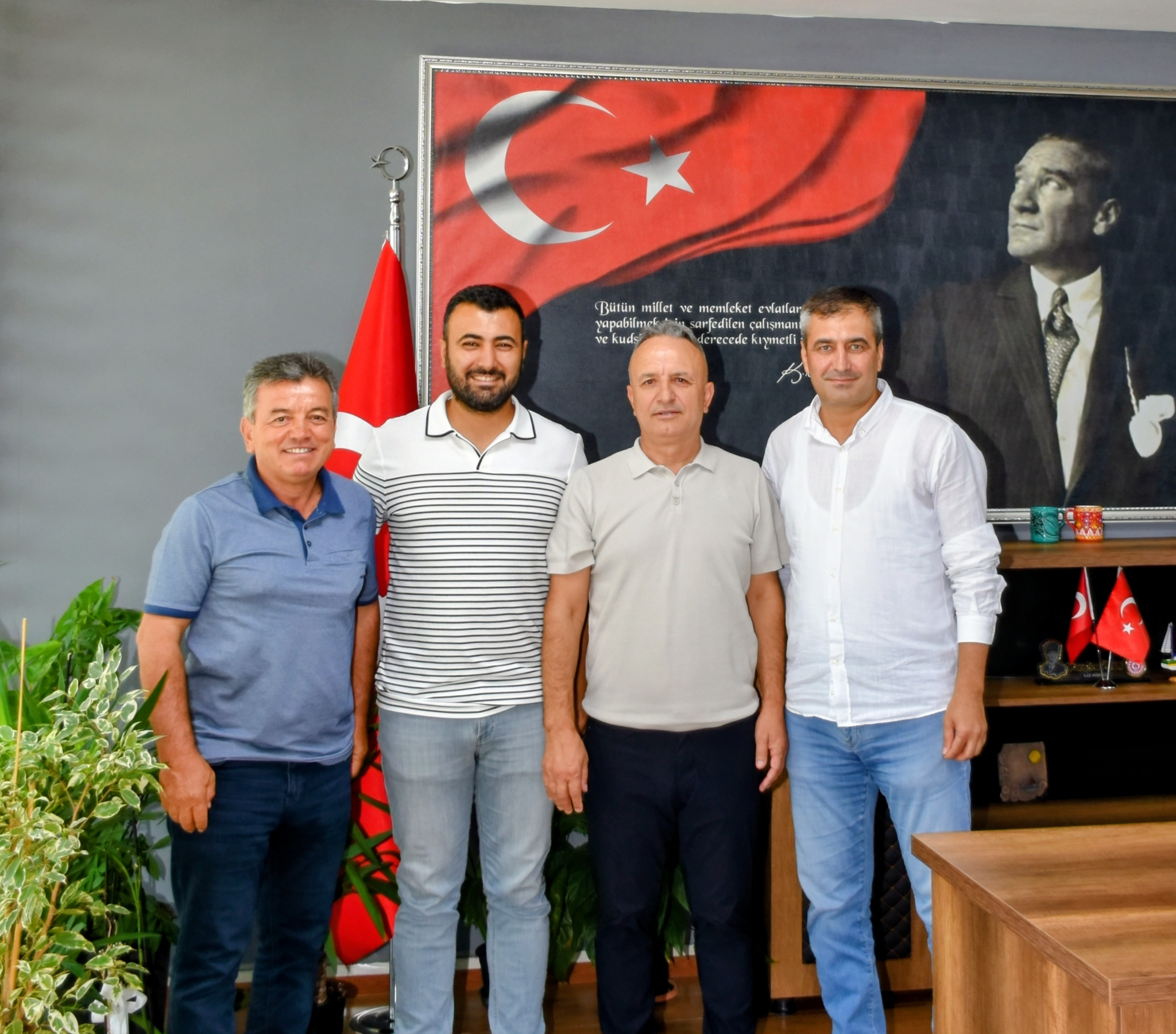Kepez Gençlik ve Spor İlçe Müdürünü Ziyaret Ettik