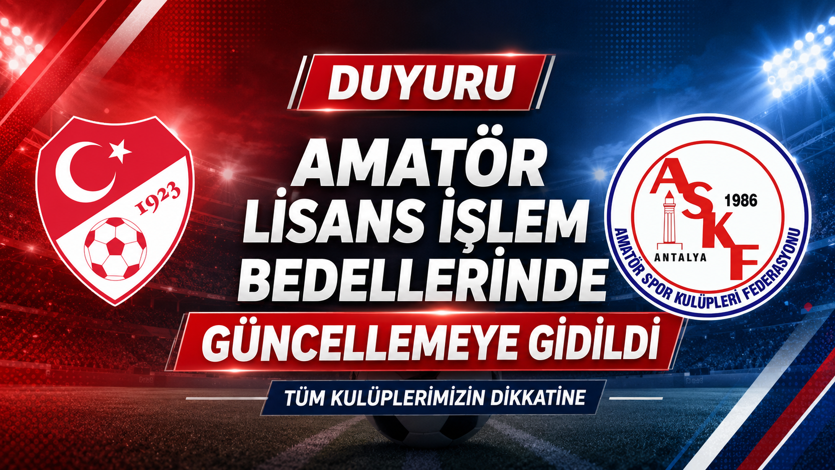 Amatör Lisans İşlem Bedellerinde Güncellemeye Gidildi