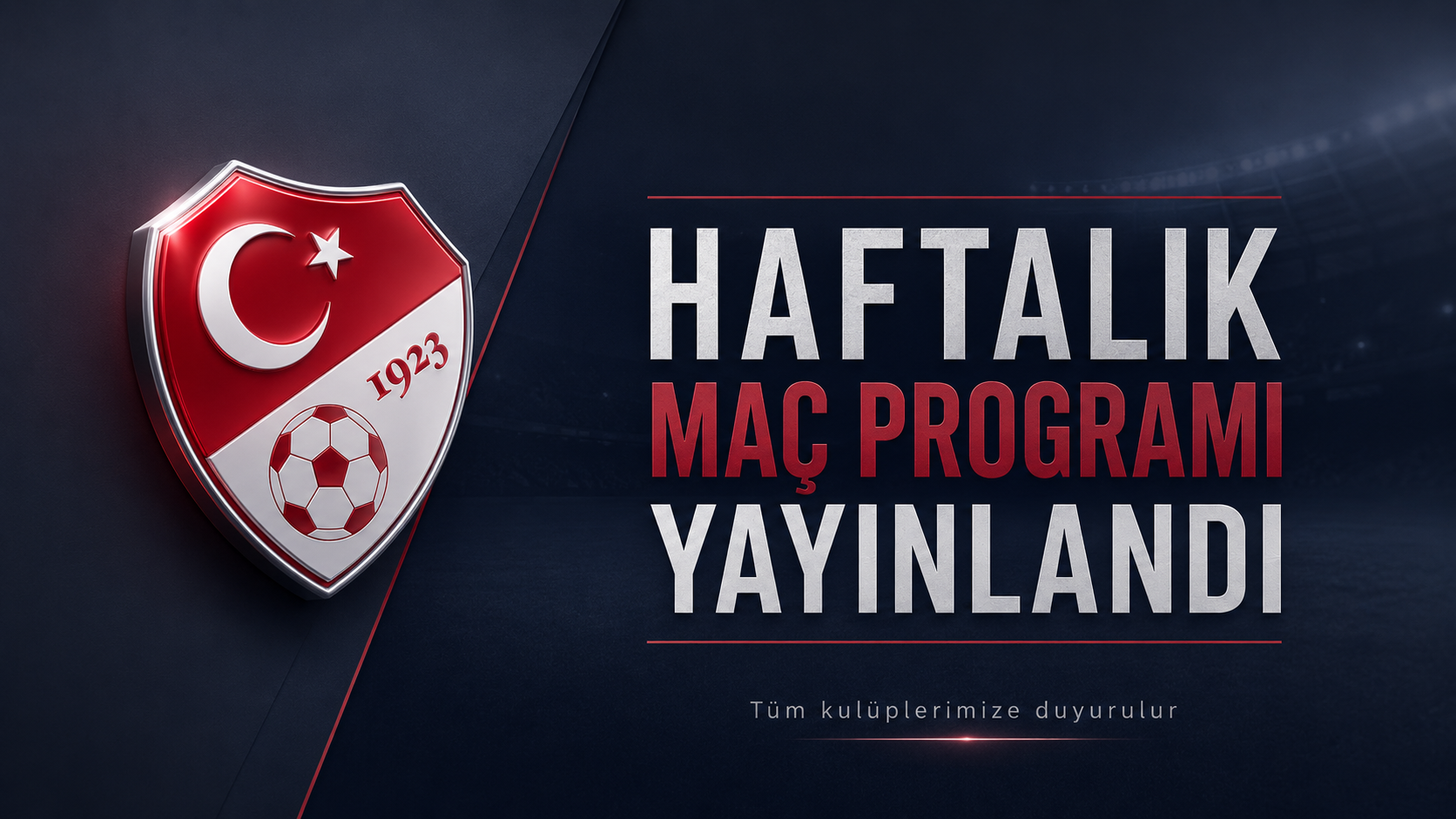 26-27-30 EYLÜL 2026 TARİHLİ MAÇ PROGRAMI
