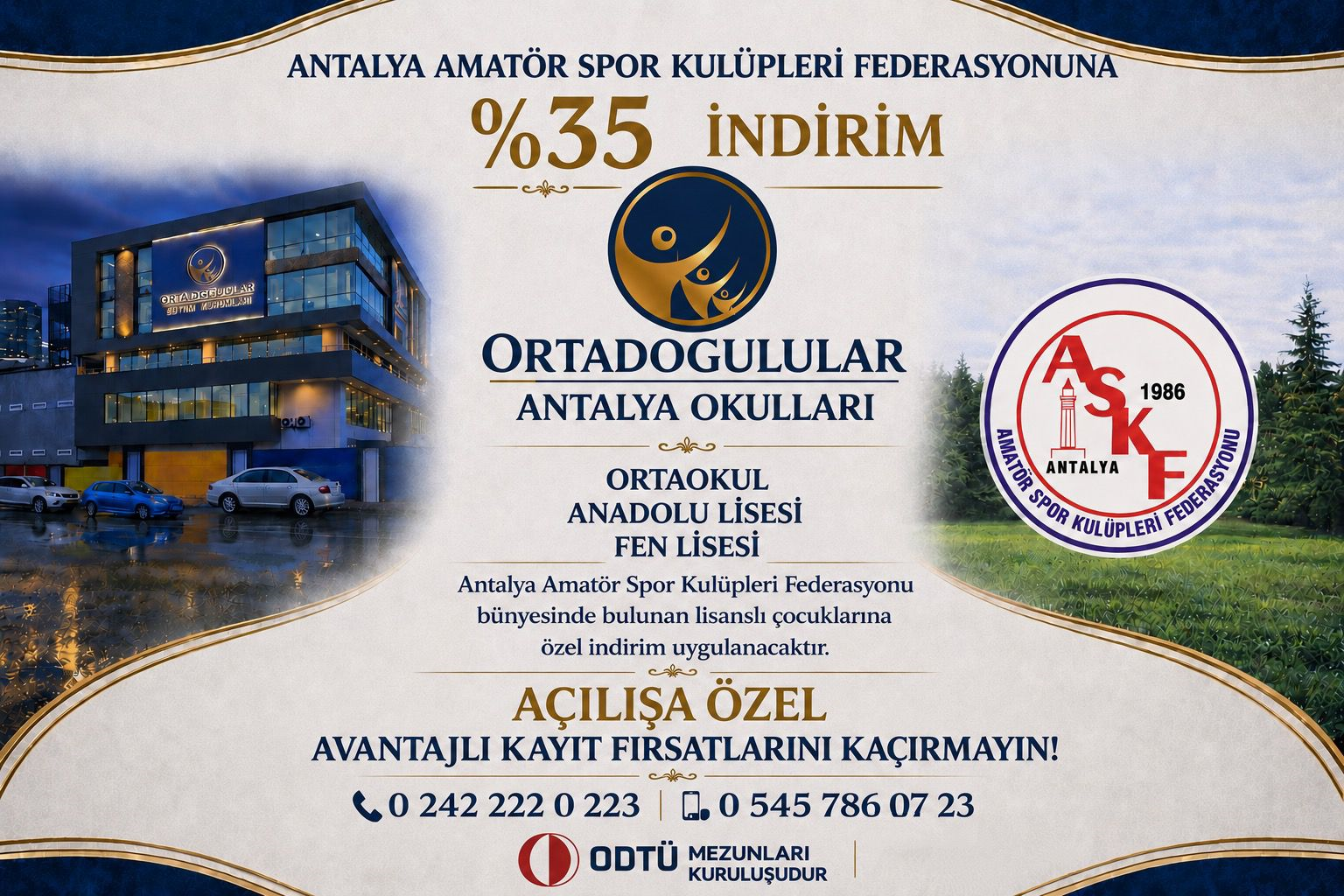 ORTADOĞULULAR ANTALYA OKULLARI  İLE KURUMSAL ANLAŞMA