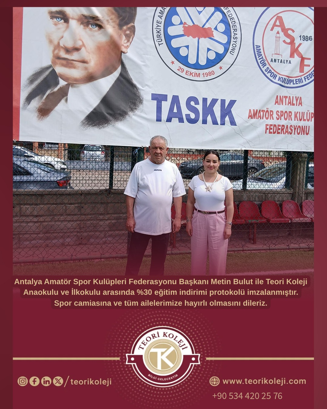 ÖZEL ANTALYA TEORİ KOLEJİ KURUMSAL ANLAŞMA